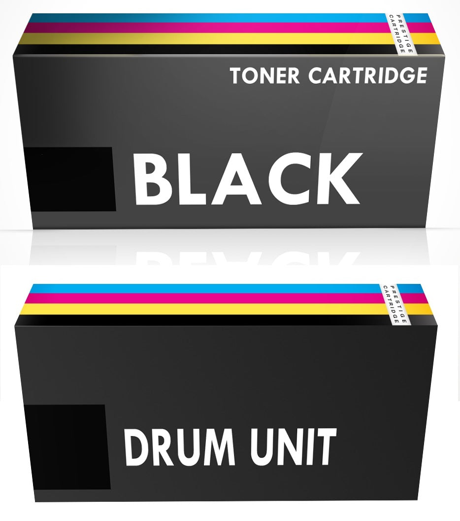 Compatible Brother TN-1050 / DR-1050 Black Toner Cartridge & Drum Unit  Combo Pack (TN1050 & DR1050)