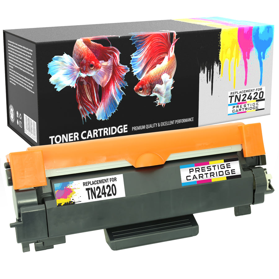 2 x Black Toner Cartridge Compatible With Brother DCP-L2510D DCP-L2530DW  TN2410